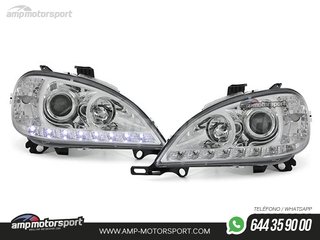 FAROS DELANTEROS LUZ DIURNA LED PARA MERCEDES CLASE ML W163
