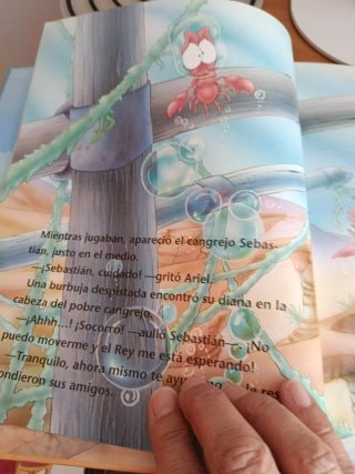 El Gran Sebastián Disney La Sirenita Libro