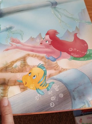 El Gran Sebastián Disney La Sirenita Libro