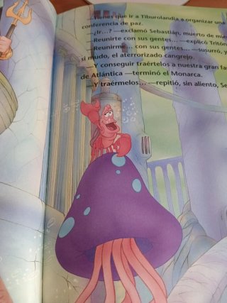 El Gran Sebastián Disney La Sirenita Libro