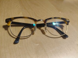 Ray-Ban Clubmaster Montatura Tortoise Oro