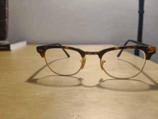 Ray-Ban Clubmaster Montatura Tortoise Oro