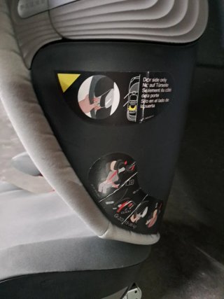 Silla coche niño gris