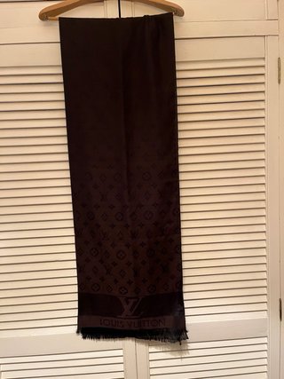 Foulard Louis Vuitton Marrón y Negro
