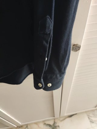 Camisa Hutton punto talla L negra