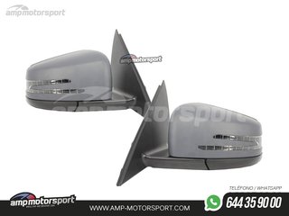 ESPEJOS COMPLETOS PARA MERCEDES CLASE C W204 CON INTERMITENTE LED