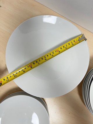 Vajilla El Corte Inglés Porcelana Blanca