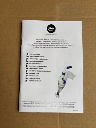 Limpiafondos para Piscina - Gre VCB10 Electric Vac