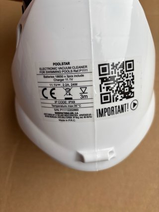 Limpiafondos para Piscina - Gre VCB10 Electric Vac