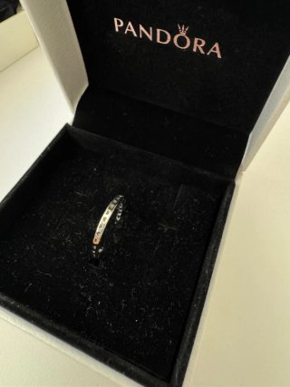 Anillo Pandora Plata Corazones