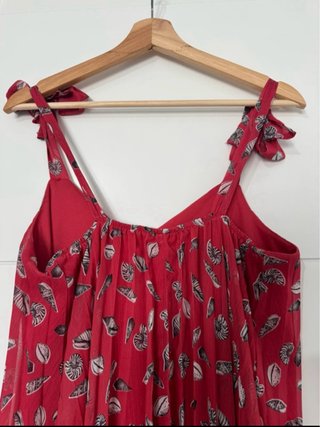 Vestido rojo Salsa con tirantes