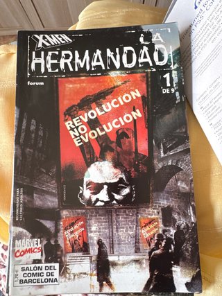 Comic la hermandad x-men