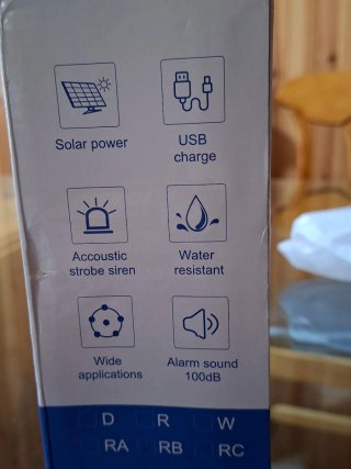 Sirena Solar con Mando