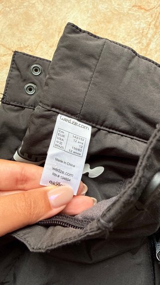 Pantalón de esquí Wed'ze negro