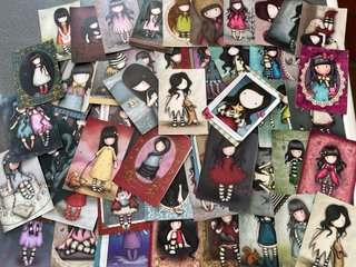 Muñecas Santoro Gorjuss y cartas