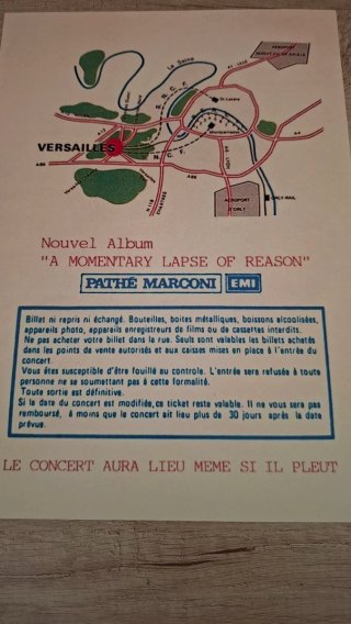 Pink Floyd The Great Gig In Versailles 2LP
