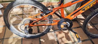 Bicicleta infantil B-Pro naranja