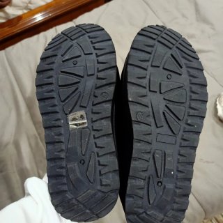 Pantofole Nere Nuove con Pelliccia