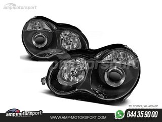 FAROS DELANTEROS LUPA PARA MERCEDES CLASE C W203