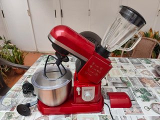 Amasadora Batidora Silvercrest Roja