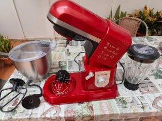 Amasadora Batidora Silvercrest Roja