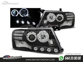 FAROS DELANTEROS OJOS DE ANGEL PARA MITSUBISHI PAJERO V60