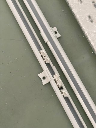 Riel para cortinas IKEA FRAMFUSIG 4 unidades