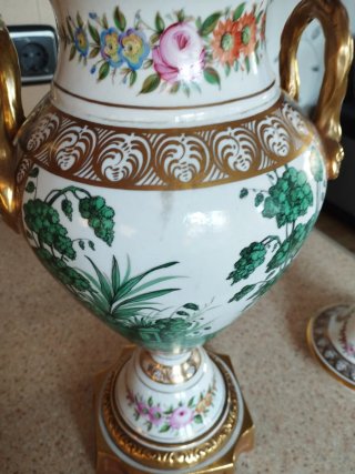 Jarrón de porcelana Meissen Alto 49cm