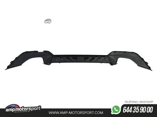 DIFUSOR TRASERO PARA BMW SERIE 3 G20 G21 + COLAS DOBLES CROMADAS