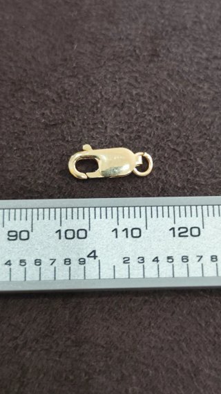 Cierre de oro grande nuevo para collar.