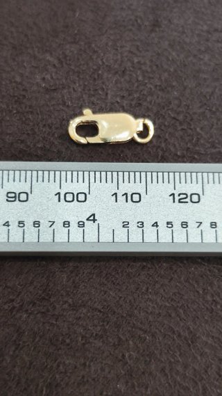 Cierre de oro grande nuevo para collar.