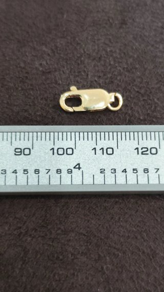 Cierre de oro grande nuevo para collar.