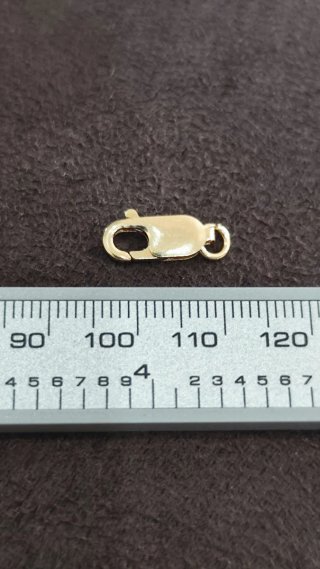 Cierre de oro grande nuevo para collar.