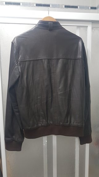 Chaqueta Biker Piel Esprit Marrón