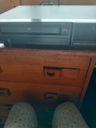 Lettore VHS Sony con telecomando originale