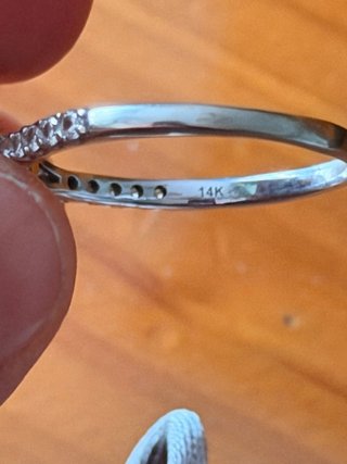 Anillo Oro Blanco Diamantes Talla Pera