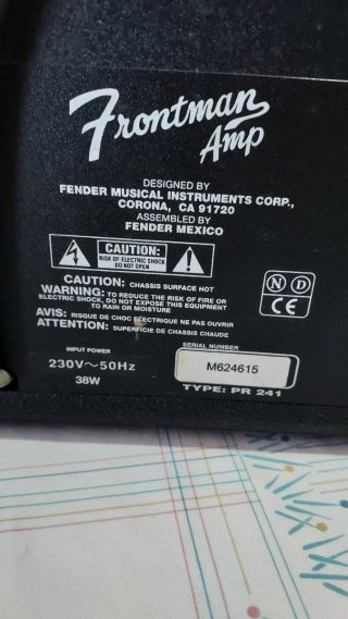 Amplificador Fender Frontman PR241