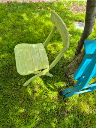 Sillas de madera plegables (2 unidades)