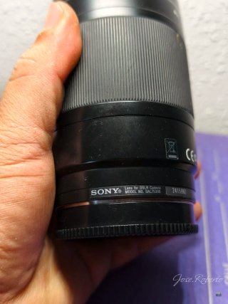 Objetivo Sony SAL75300 + Adaptador
