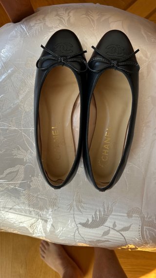 Bailarinas Chanel Talla 38 Negras