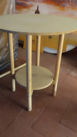 Mesa camilla redonda pequeña