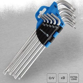Högert Technik juego llaves Torx acero