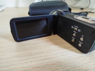 Cámara de video DV con accesorios