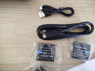 Cámara de video DV con accesorios