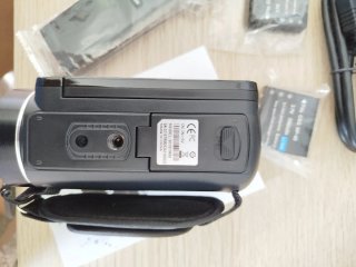 Cámara de video DV con accesorios
