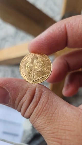 Moneda Oro 20 Francos Marianne