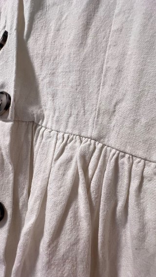 Vestido ZARA blanco talla S