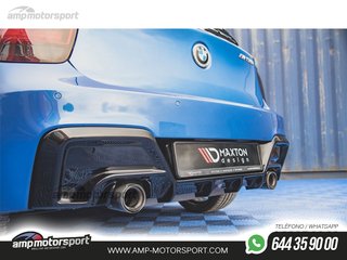 DIFUSOR TRASERO BMW 1 F20/F21 2011-2015 NEGRO MATE