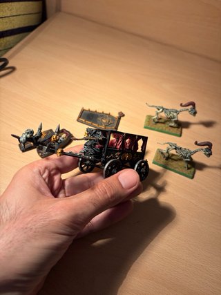 Carruaje Negro Condes Vampiro Warhammer