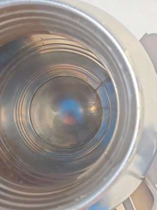 Bidone contenitore 50 litri acciaio inox 18/10 Ita